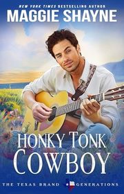 Book cover for "Honky Tonk Cowboy" by Maggie Shayne
