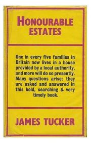 Book cover for "Honourable Estates" by Bill James