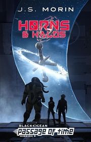 Book cover for "Horns and Halos" by JS Morin