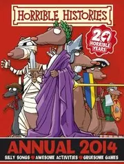 Book cover for "Horrible Histories Annual 2014" by Terry Deary
