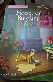 Book cover for "Horse and Burglary" by Virginia Smith