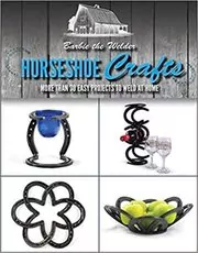 Book cover for "Horseshoe Crafts" by Barbie The Welder