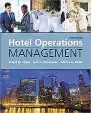 Book cover for "Hotel Operations Management" by David Hayes