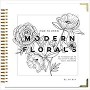 Book cover for "How To Draw Modern Florals" by Alli Koch