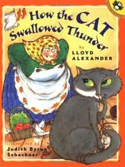 Book cover for "How the Cat Swallowed Thunder" by Lloyd Alexander