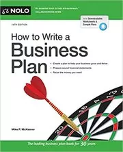 Book cover for "How to Write a Business Plan" by Mike P. McKeever
