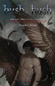 Book cover for "Hush, Hush" by Becca Fitzpatrick