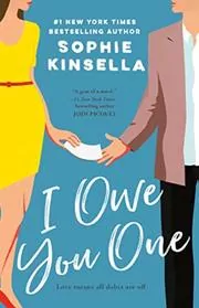 Book cover for "I Owe You One" by Sophie Kinsella