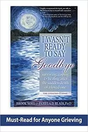 Book cover for "I Wasn't Ready to Say Goodbye" by Brook Noel