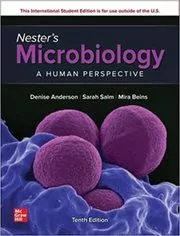 Book cover for "ISE Nester's Microbiology" by Denise G. Anderson