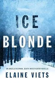 Book cover for "Ice Blonde" by Elaine Viets