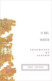Book cover for "If Not, Winter" by Sappho