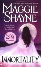 Book cover for "Immortality" by Maggie Shayne