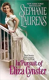 Book cover for "In Pursuit of Eliza Cynster" by Stephanie Laurens