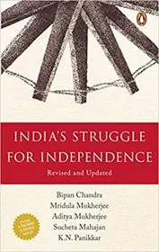 Book cover for "India's Struggle for Independence" by Bipan Chandra