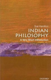 Book cover for "Indian Philosophy: A Very Short Introduction" by Sue Hamilton