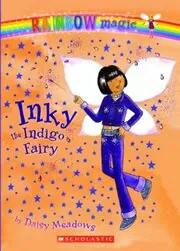 Book cover for "Inky the Indigo Fairy" by Daisy Meadows