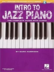 Book cover for "Intro to Jazz Piano" by Mark Harrison