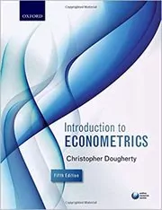 Book cover for "Introduction to Econometrics" by Christopher Dougherty
