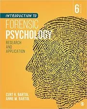 Book cover for "Introduction to Forensic Psychology" by Curtis R. Bartol