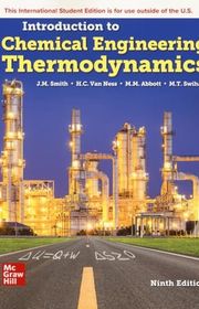 Book cover for "Introduction to Chemical Engineering Thermodynamics" by J. M. Smith