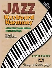 Book cover for "Jazz Keyboard Harmony" by Phil DeGreg