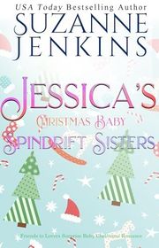 Book cover for "Jessica's Christmas Baby" by Suzanne Jenkins