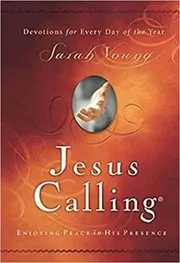 Book cover for "Jesus Calling" by Sarah Young