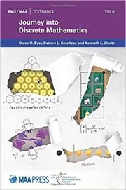 Book cover for "Journey into Discrete Mathematics" by Owen D. Byer