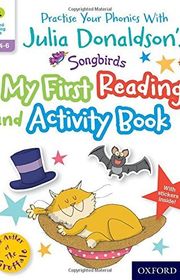 Book cover for "Julia Donaldson's Songbirds: My First Reading and Activity Book"