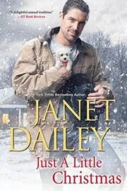 Book cover for "Just a Little Christmas" by Janet Dailey