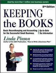 Book cover for "Keeping the Books" by Linda Pinson
