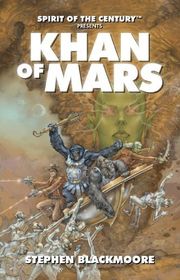 Book cover for "Khan of Mars" by Stephen Blackmoore