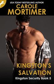 Book cover for "Kingston's Salvation" by Carole Mortimer