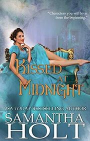 Book cover for "Kissed at Midnight" by Samantha Holt