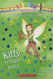 Book cover for "Kitty the Tiger Fairy" by Daisy Meadows