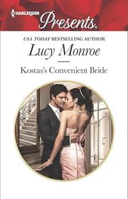 Book cover for "Kostas's Convenient Bride" by Lucy Monroe