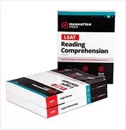 Book cover for "LSAT Strategy Guide Set" by Manhattan Prep
