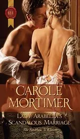 Book cover for "Lady Arabella's Scandalous Marriage" by Carole Mortimer