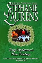Book cover for "Lady Osbaldestone’s Plum Puddings" by Stephanie Laurens