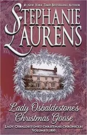 Book cover for "Lady Osbaldestone's Christmas Goose" by Stephanie Laurens