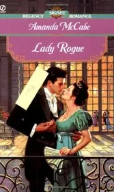 Book cover for "Lady Rogue" by Amanda McCabe
