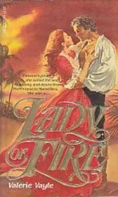 Book cover for "Lady of Fire" by Jill Churchill