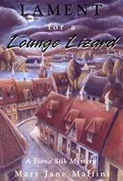 Book cover for "Lament For A Lounge Lizard" by Victoria Abbott