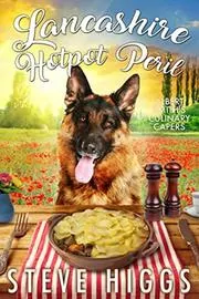 Book cover for "Lancashire Hotpot Peril" by Steve Higgs