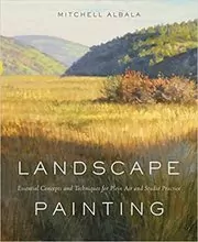 Book cover for "Landscape Painting" by Mitchell Albala