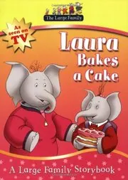 Book cover for "Laura Bakes A Cake" by Jill Murphy