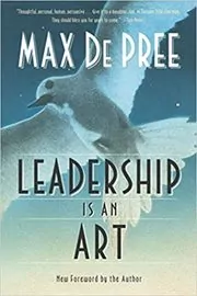 Book cover for "Leadership Is an Art" by Max Depree