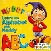 Book cover for "Learn the Alphabet with Noddy" by Enid Blyton
