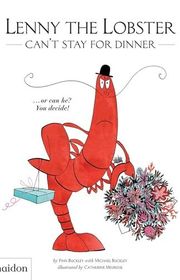 Book cover for "Lenny the Lobster Can't Stay for Dinner" by Michael Buckley